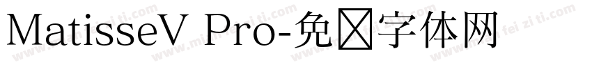 MatisseV Pro字体转换